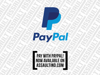 **NEW** Pay with PayPal on AssaultIND.com!