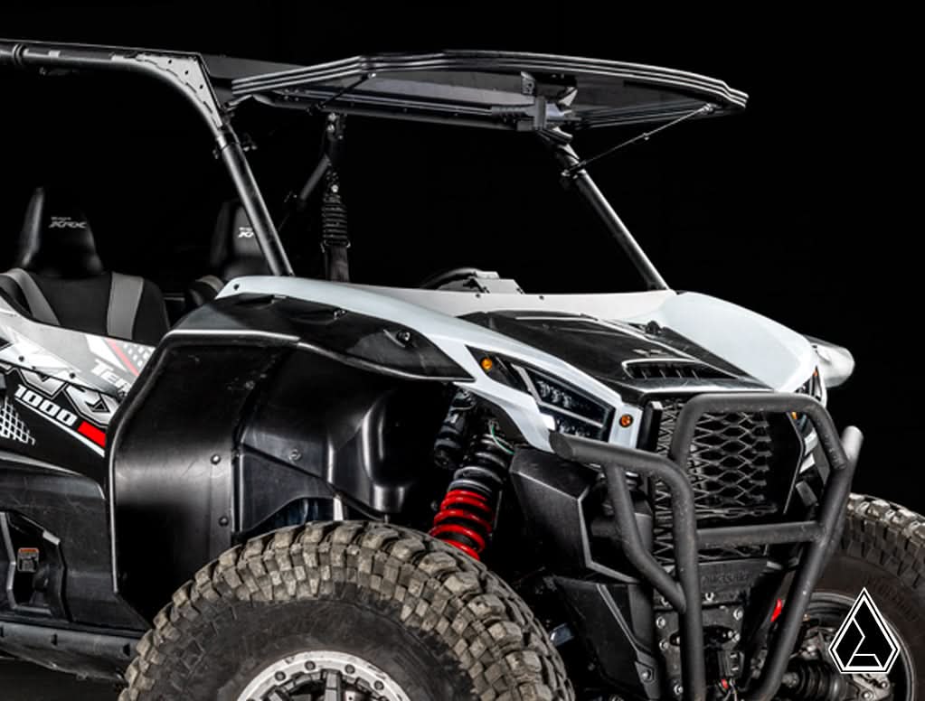 Assault Industries Flip Windshield (Fits: Kawasaki Teryx KRX 1000)-3