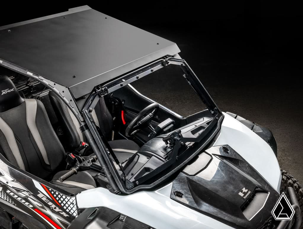 Assault Industries Flip Windshield (Fits: Kawasaki Teryx KRX 1000)-4