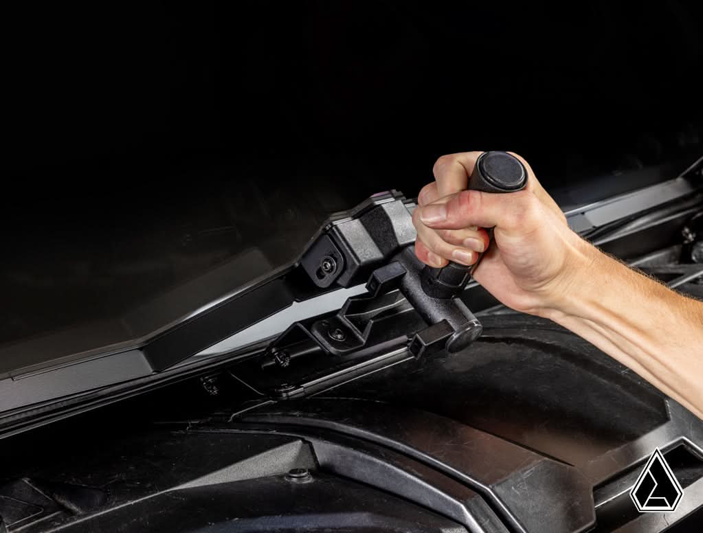 Assault Industries Flip Windshield (Fits: Kawasaki Teryx KRX 1000)-9