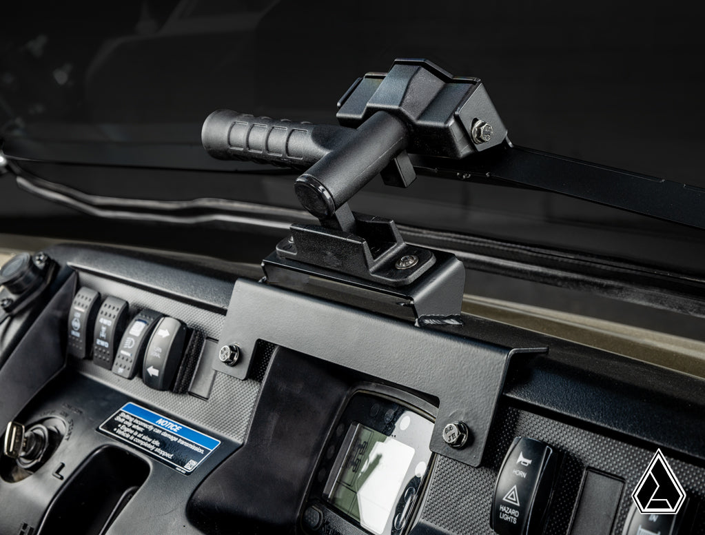 Assault Industries Flip Windshield (Fits: Kawasaki Mule Pro)-7