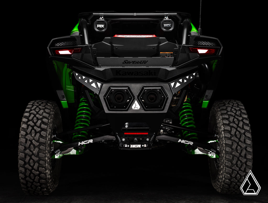 Assault Industries Aluminum Plate Rear Bumper (fits: Kawasaki Teryx H2)