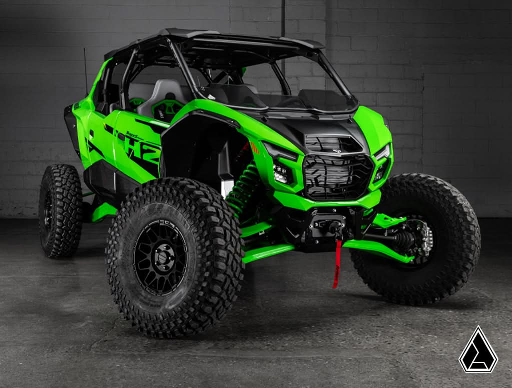 Assault Industries Half Windshield (Fits: Kawasaki Teryx H2)-1