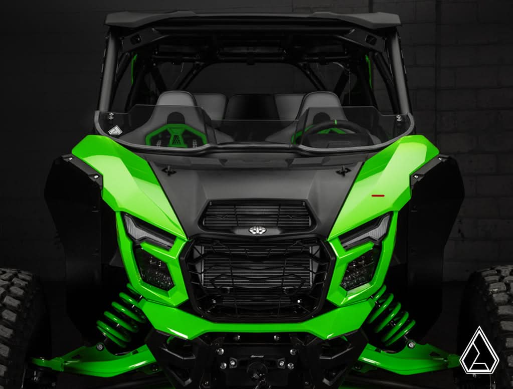 Assault Industries Half Windshield (Fits: Kawasaki Teryx H2)-2