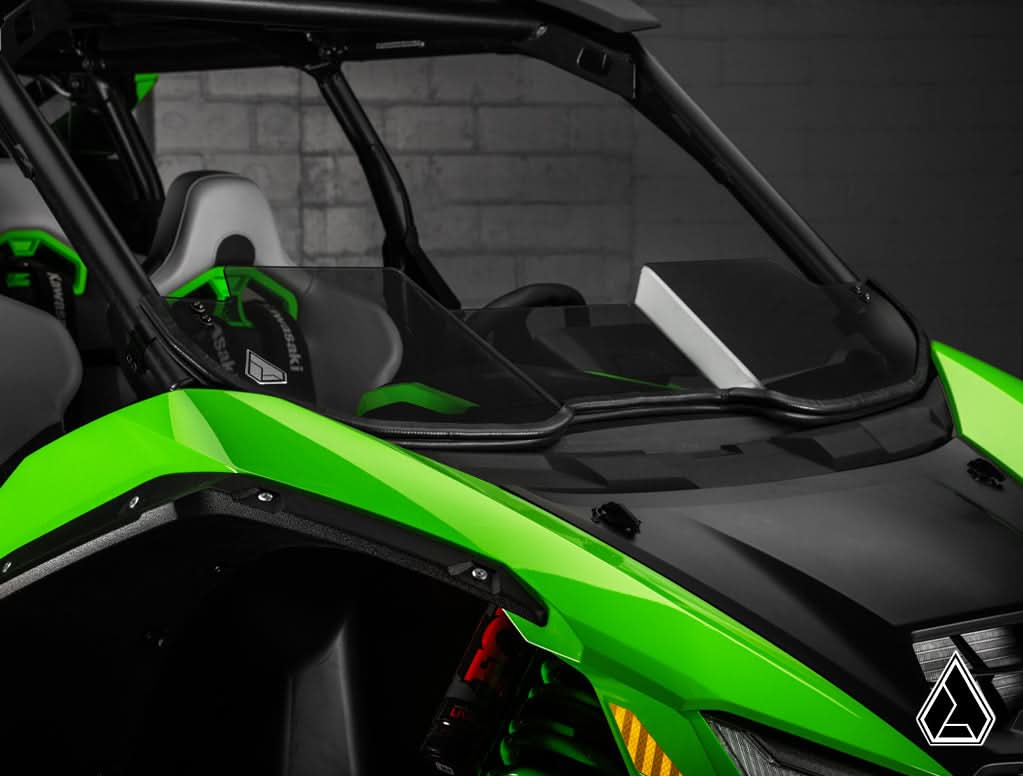 Assault Industries Half Windshield (Fits: Kawasaki Teryx H2)-3