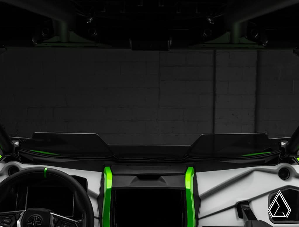 Assault Industries Half Windshield (Fits: Kawasaki Teryx H2)-4