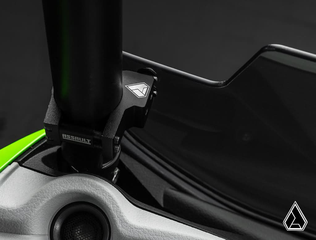 Assault Industries Half Windshield (Fits: Kawasaki Teryx H2)-5