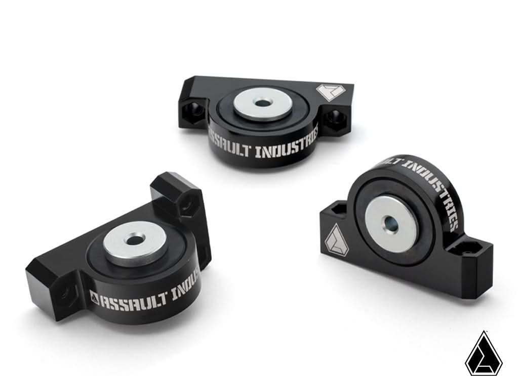 Assault Industries Billet Motor Mount Kit (Fits: Polaris RZR XP Turbo, Turbo S, RS1, Pro XP, Turbo R)