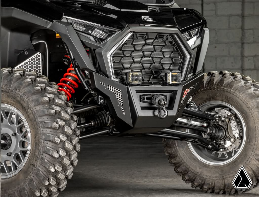 Assault Industries Winch-Ready Aluminum Plate Front Bumper (Fits: Polaris RZR Pro XP)-3