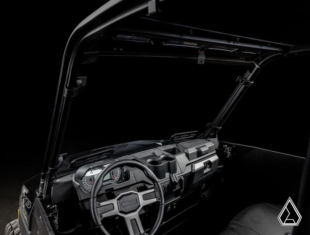 Assault Industries Vented Full Windshield (Fits: Polaris Ranger 1000, XP 1000, XP 570, XP Kinetic, XP 900)-5