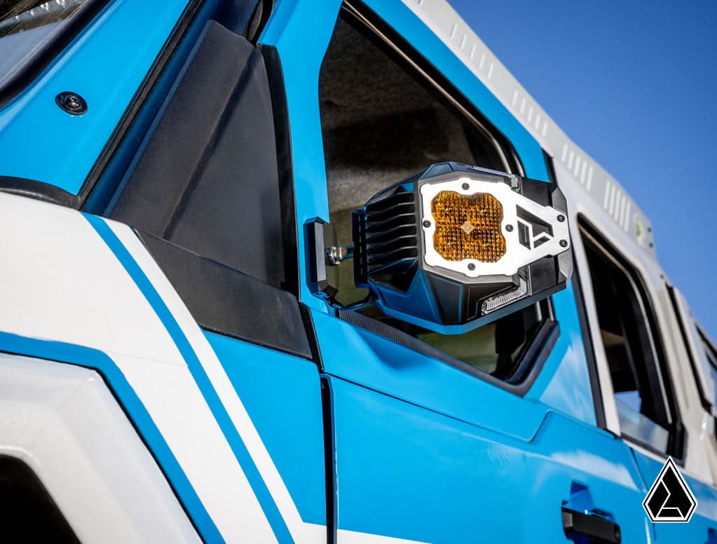 Assault Industries Side-View Mirror Mount (Fits: Polaris Xpedition with OEM Doors)-5