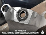 Assault Industries Radius Rod Double Shear Bracket Kit (Fits: Can Am Maverick X3 17-21)